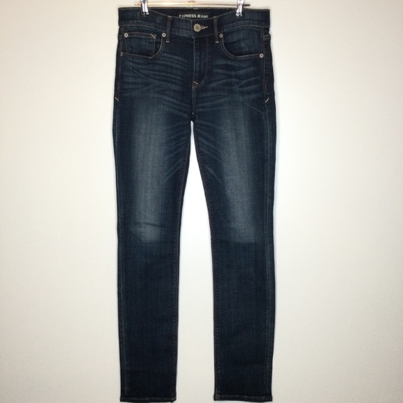 Express Skinny Mid Rise Jeans Size 4R
